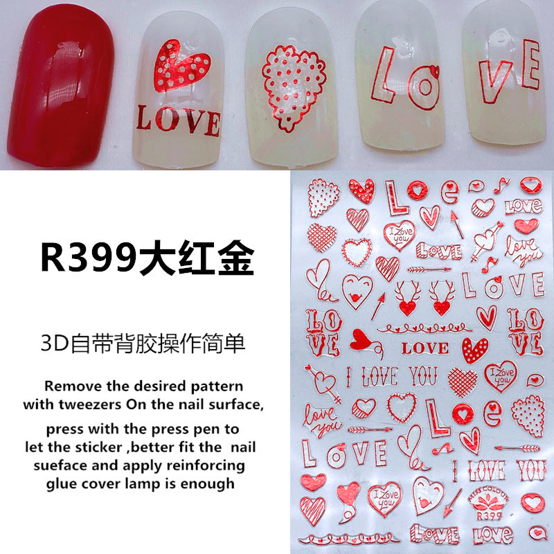 Miss Colour Nail Stickers MSS001