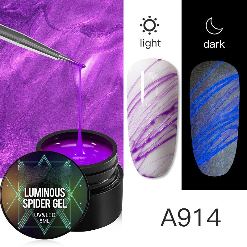 NGRO089 Nail Art Painted Luminous Elastic Silky Glue 5ml