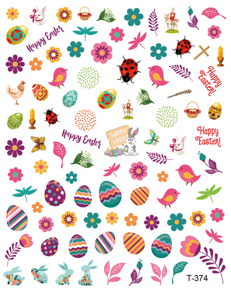 Easter Nail Stickers NSE008