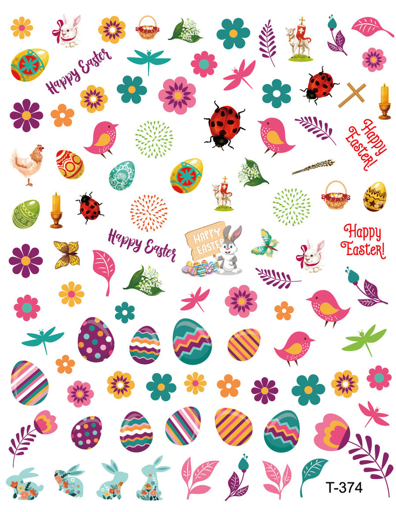 Easter Nail Stickers NSE014