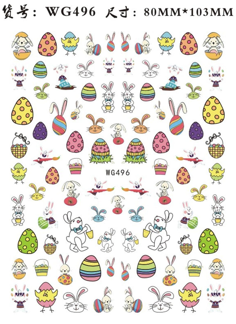 Easter Nail Stickers NSE019