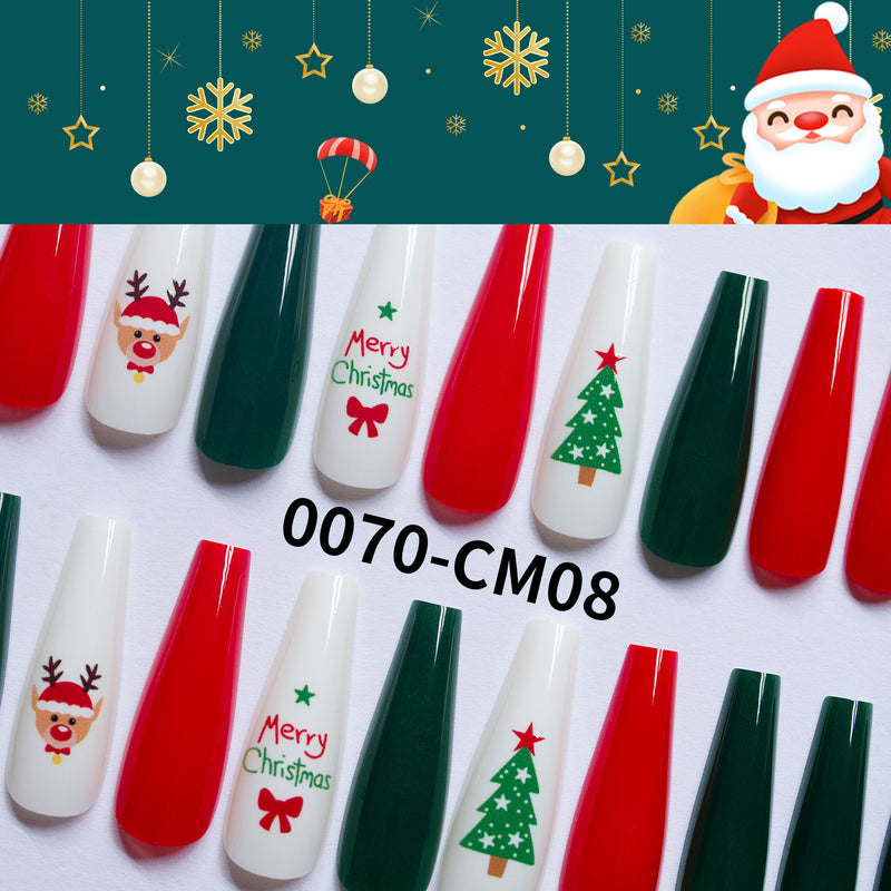 Christmas Press on Nail Tips CSNT001