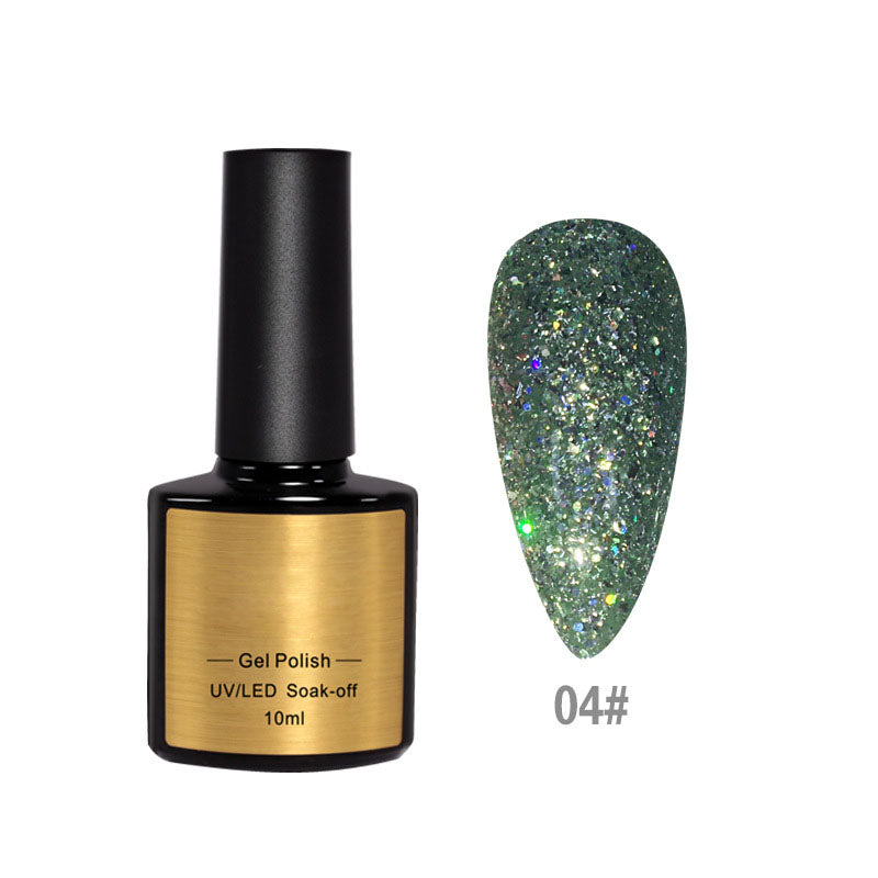 NGPF032 Japanese-style platinum glue, flash diamond laser sequins, glitter nail polish