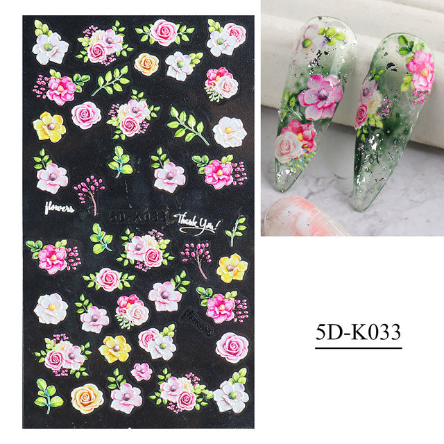 5D Nail Stickers  NSF011