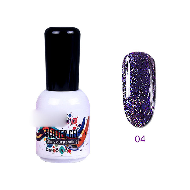 NGMB024 starry sky galaxy bright nail polish glue, magic cloud brocade magic color nail polish glue