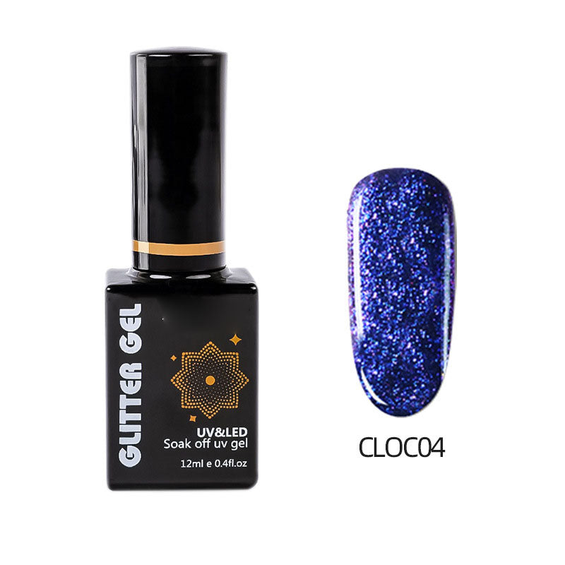 NGMB025 Optical Chameleon Bright Milky Way Symphony Glitter Powder Nail Phototherapy Gel