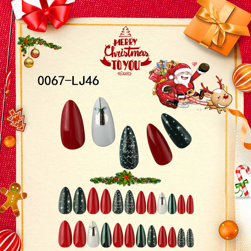 Christmas Press on Nail Tips CSNT006