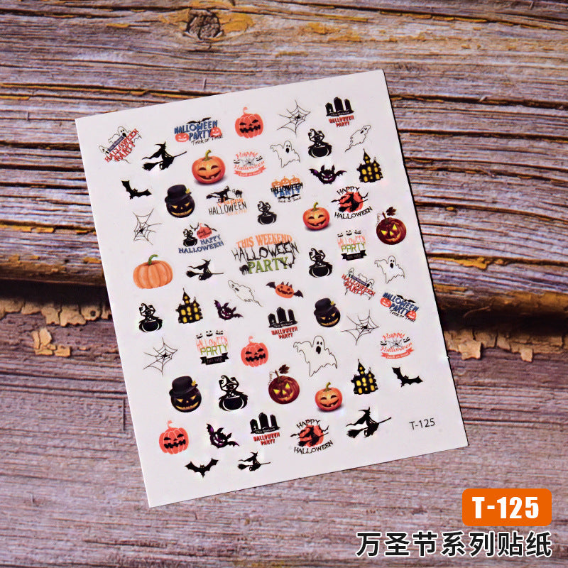 Halloween Nail Stickers YHLS010