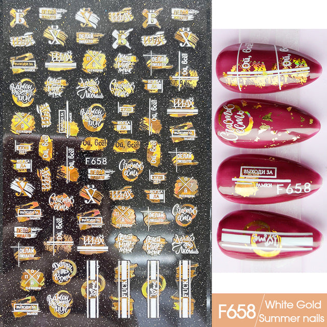 5D Nail Stickers  NSF020