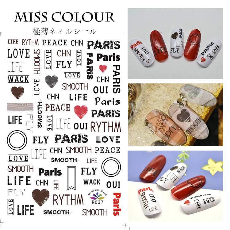 Miss Colour Nail Stickers MSS041