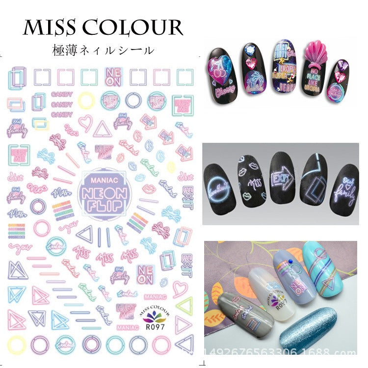 Miss Colour Nail Stickers MSS039