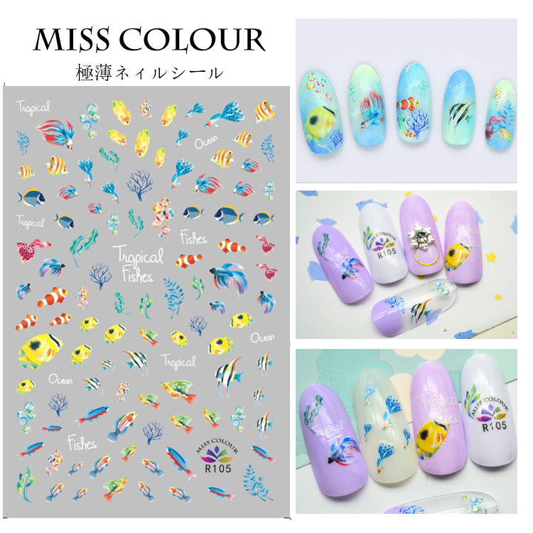 Miss Colour Nail Stickers MSS036