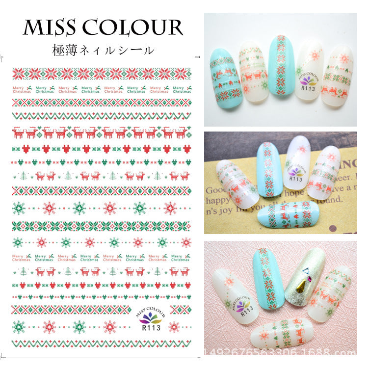 Miss Colour Nail Stickers MSS038