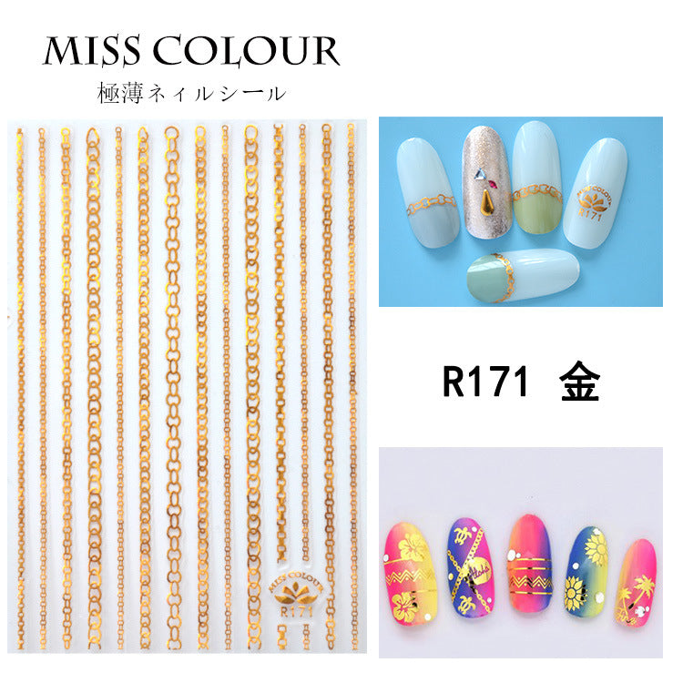 Miss Colour Nail Stickers MSS032