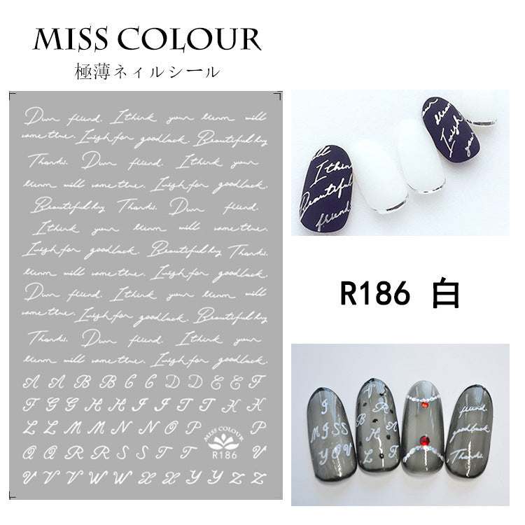 Miss Colour Nail Stickers MSS031