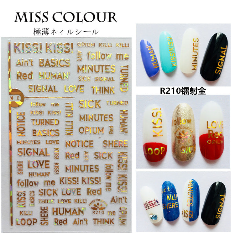 Miss Colour Nail Stickers MSS017