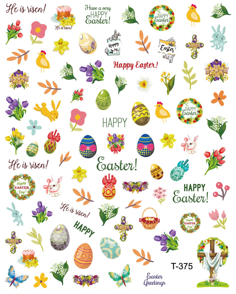 Easter Nail Stickers NSE014