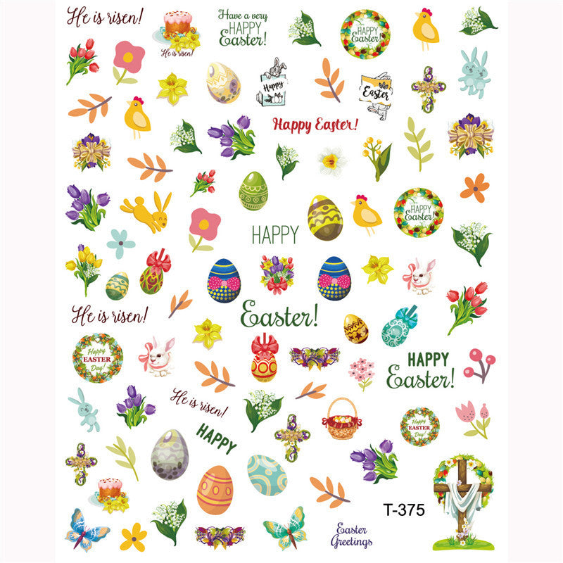 Easter Nail Stickers NSE015