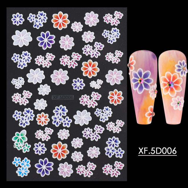 5D Nail Stickers  NSF012