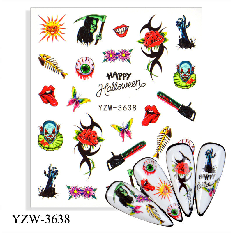 Halloween Nail Stickers YHLS014