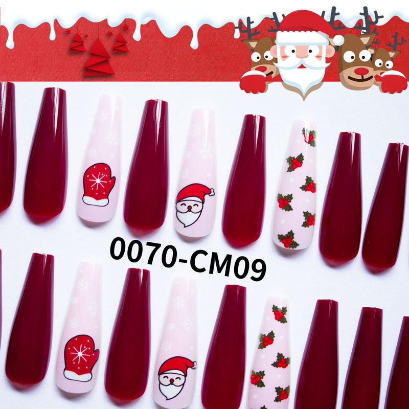 Christmas Press on Nail Tips CSNT001