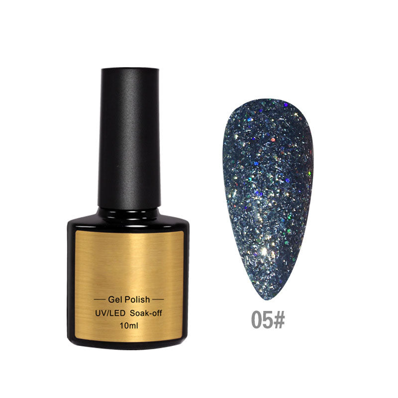 NGPF032 Japanese-style platinum glue, flash diamond laser sequins, glitter nail polish