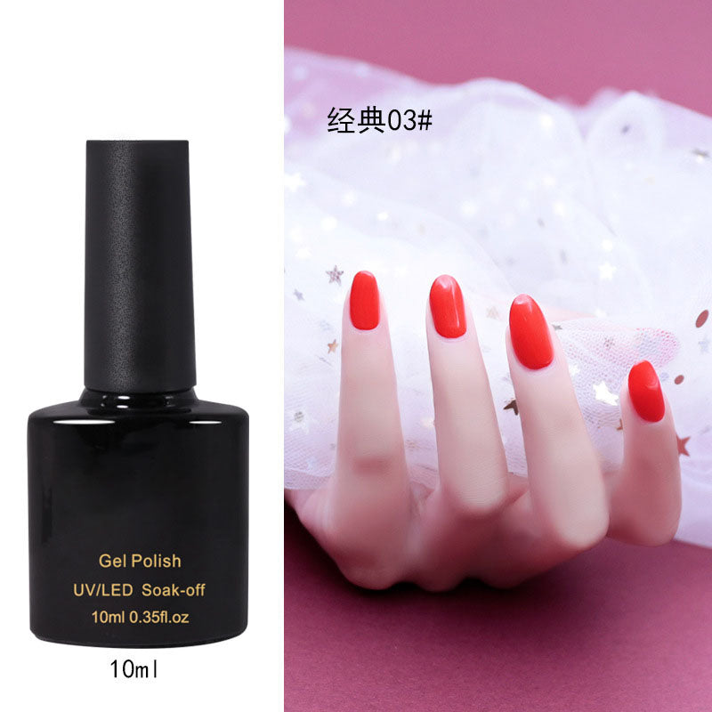 NGPF024 Classic Black, White and Red Nail Gel Set