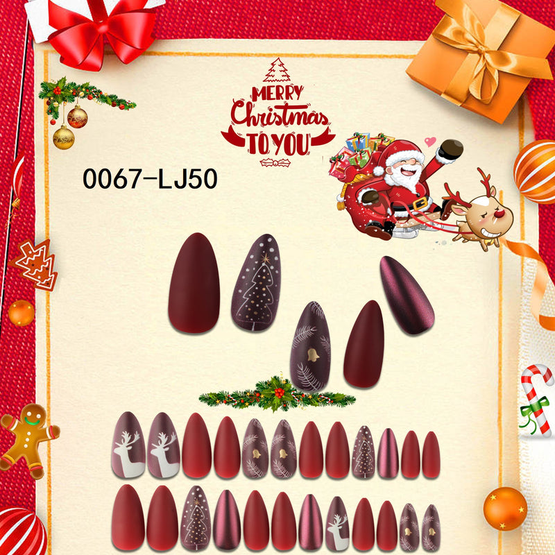 Christmas Press on Nail Tips CSNT006