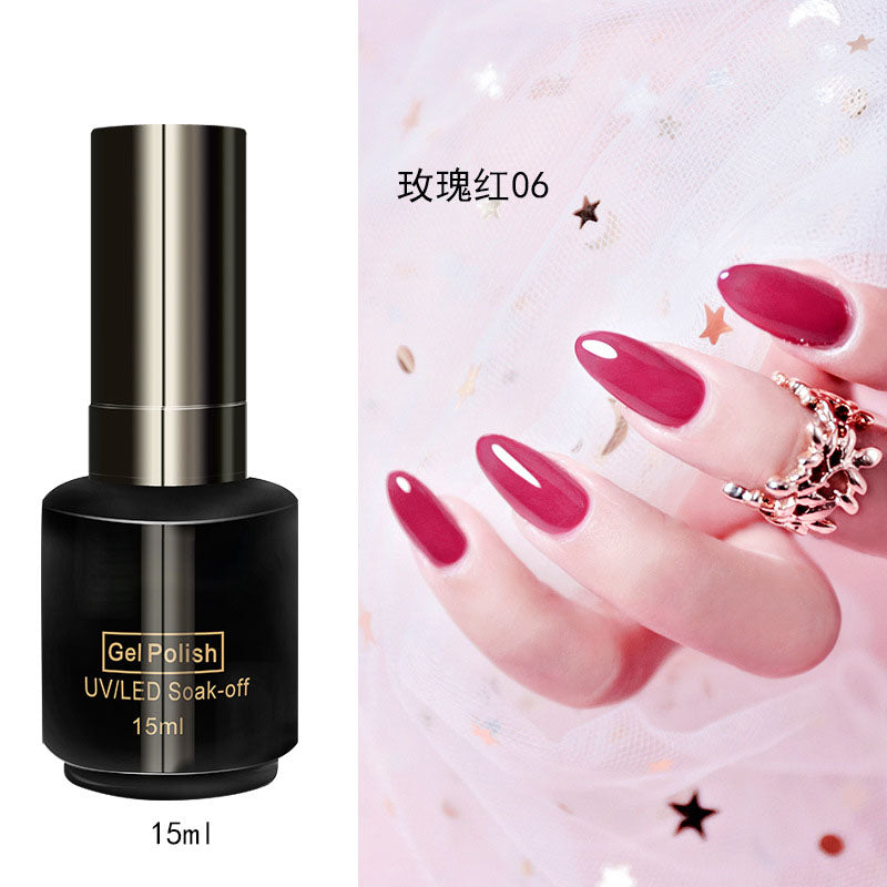 NGPF033 Solid Color Cotan Rose Red Nail Glue