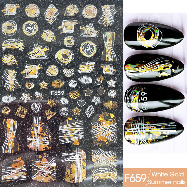 5D Nail Stickers  NSF020