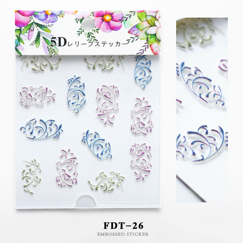 5D Nail Stickers  NSF006