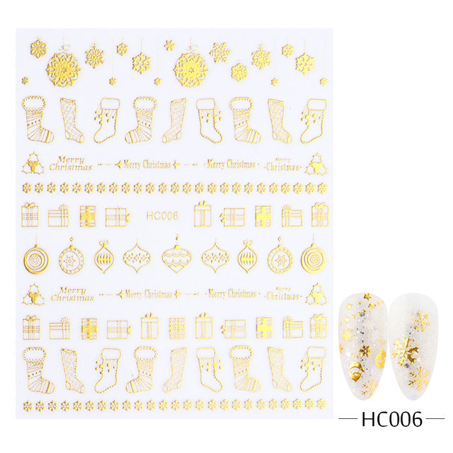 5D Nail Stickers  NSF016