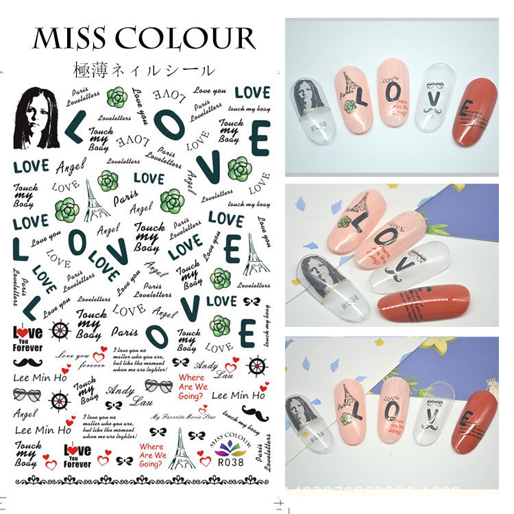 Miss Colour Nail Stickers MSS041