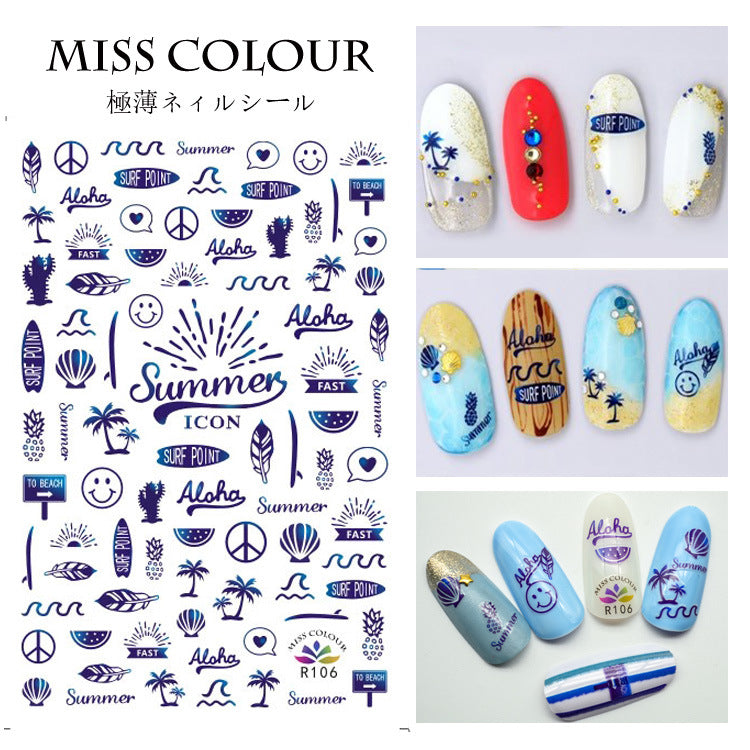 Miss Colour Nail Stickers MSS036