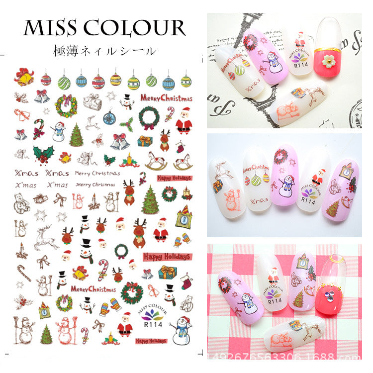 Miss Colour Nail Stickers MSS038