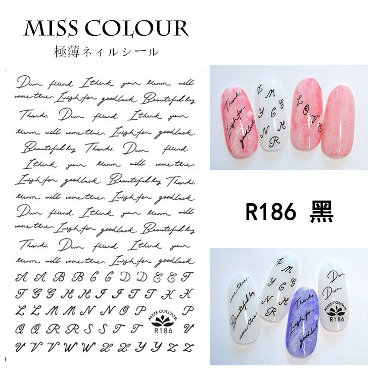 Miss Colour Nail Stickers MSS031