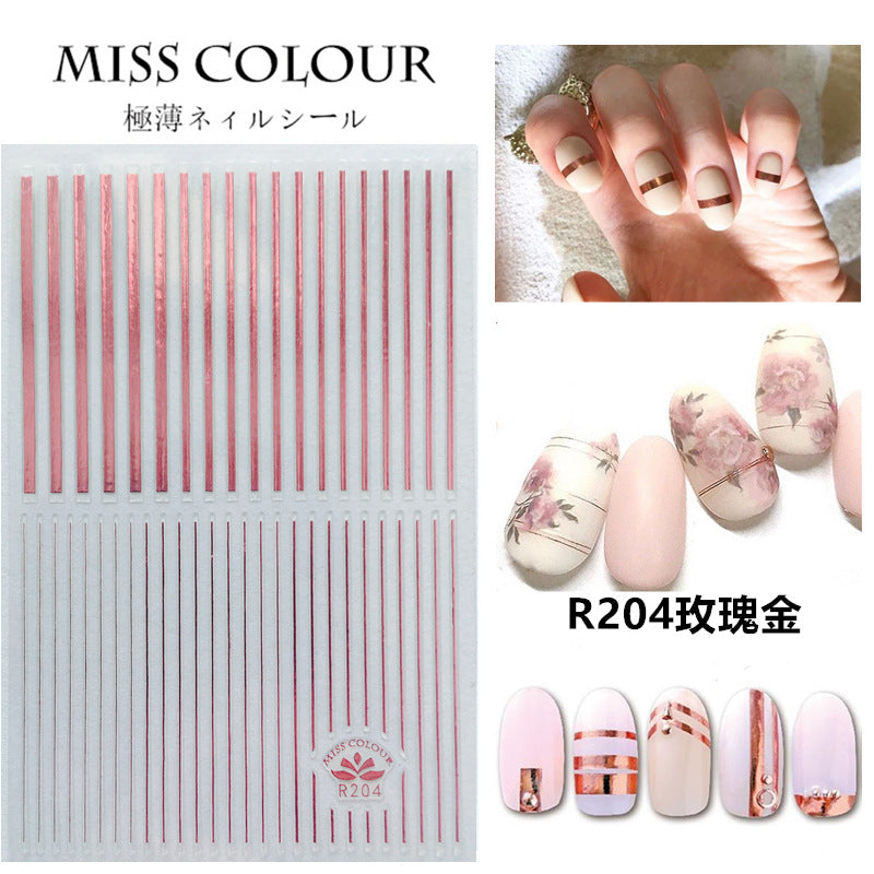 Miss Colour Nail Stickers MSS019