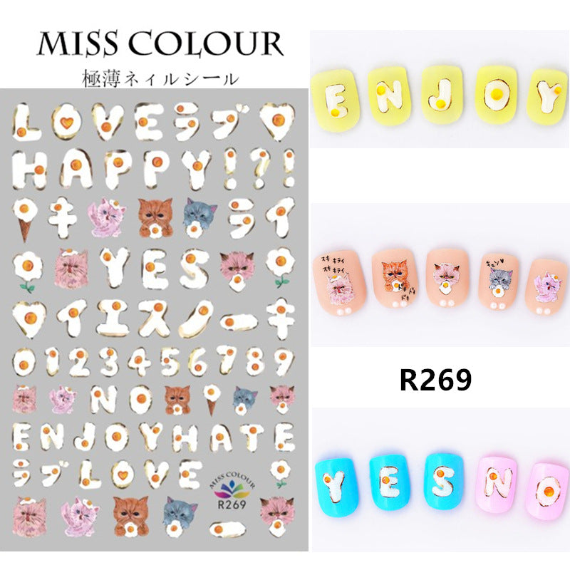 Miss Colour Nail Stickers MSS014