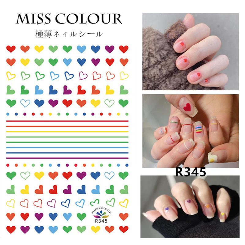 Miss Colour Nail Stickers MSS013