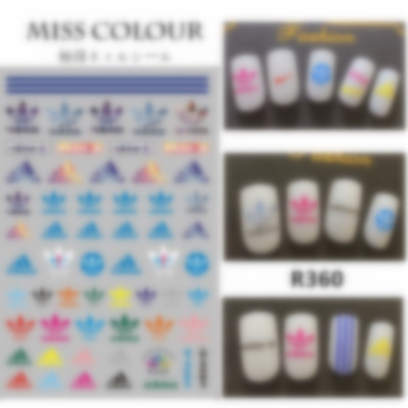 Miss Colour Nail Stickers MSS008