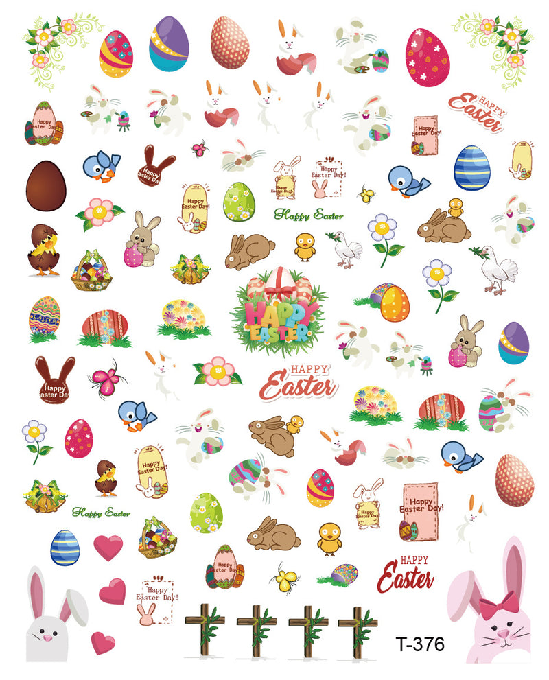 Easter Nail Stickers NSE008