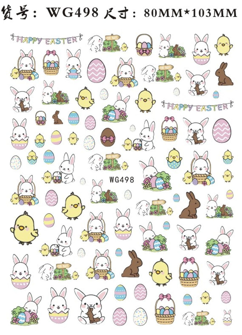 Easter Nail Stickers NSE019