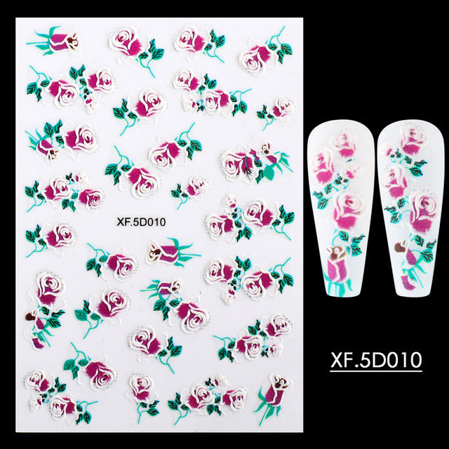 5D Nail Stickers  NSF012