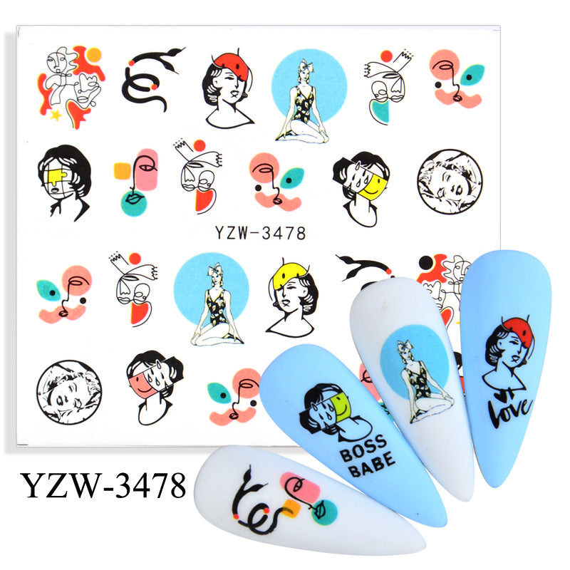 Nail Stickers YZW 016