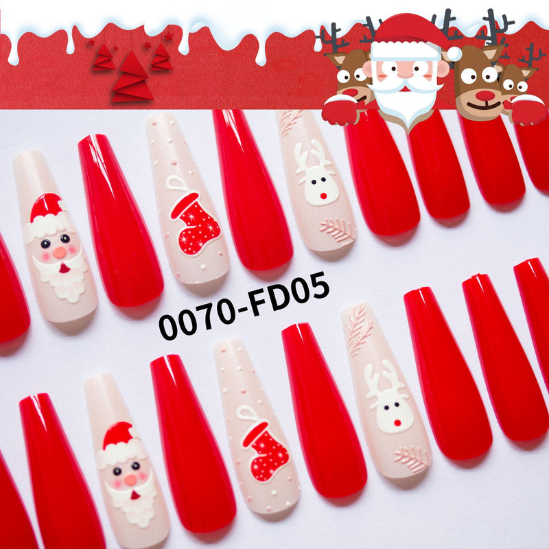 Christmas Press on Nail Tips CSNT001