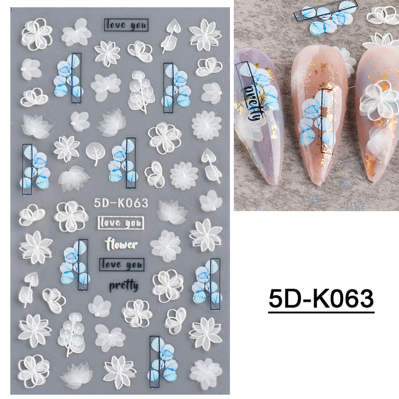 5D Nail Stickers  NSF010