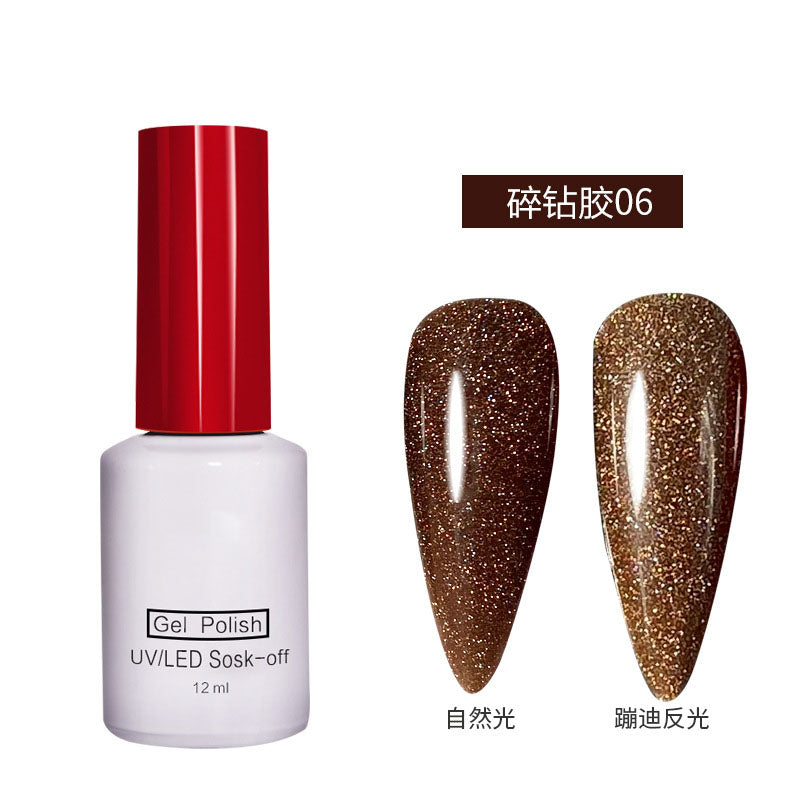 NGPF011 Laser Reflective Diamond Glue, Crystal Glue, Nail Glitter Glue Set