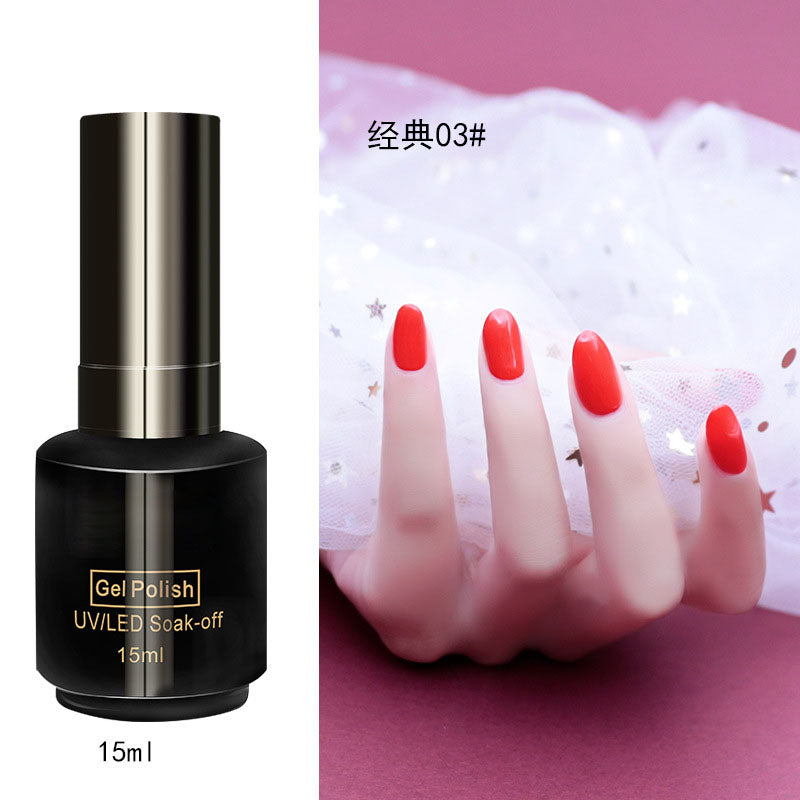 NGPF024 Classic Black, White and Red Nail Gel Set