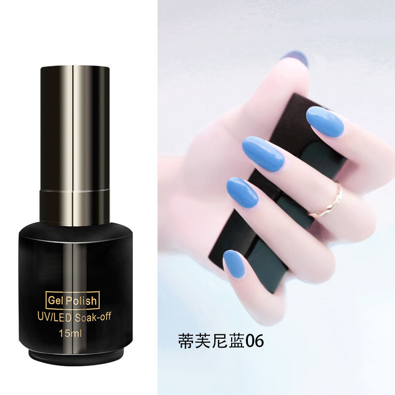 NGPF027 Tiffany blue nail glue, Morandi color nail polish set