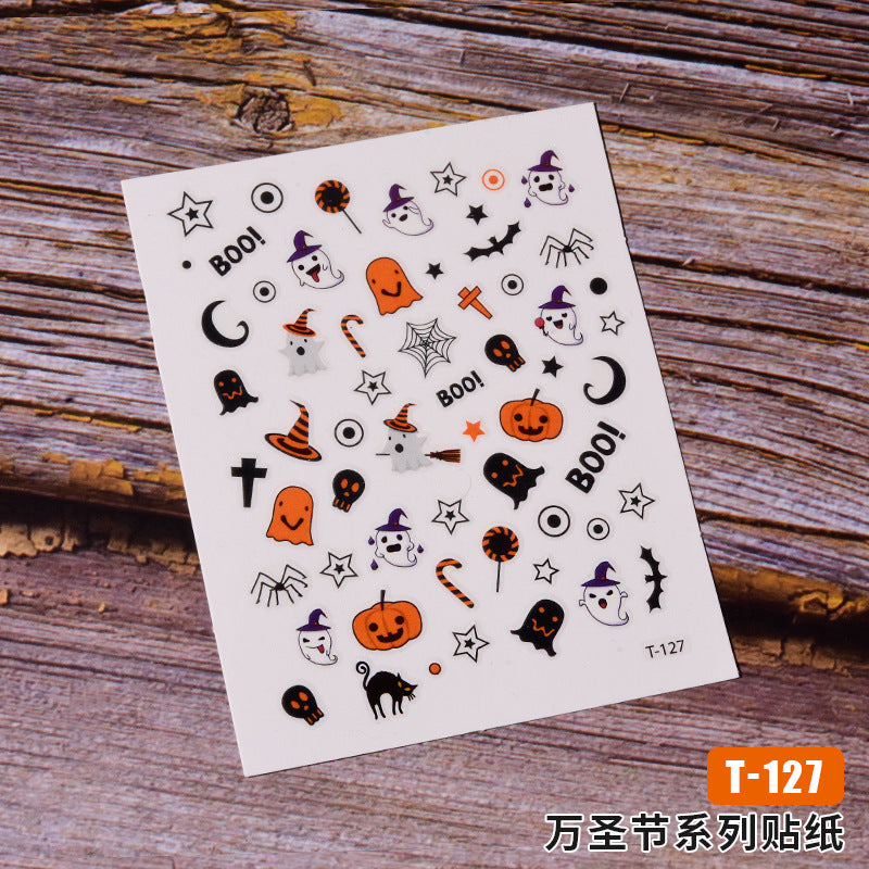 Halloween Nail Stickers YHLS010